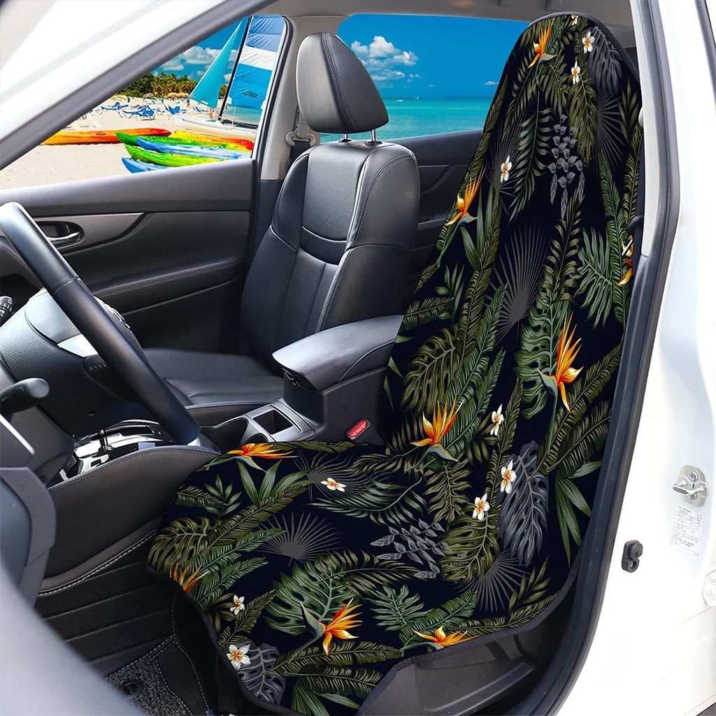 Night Tropical Hawaii Pattern Print Waterproof Car Seat Cover