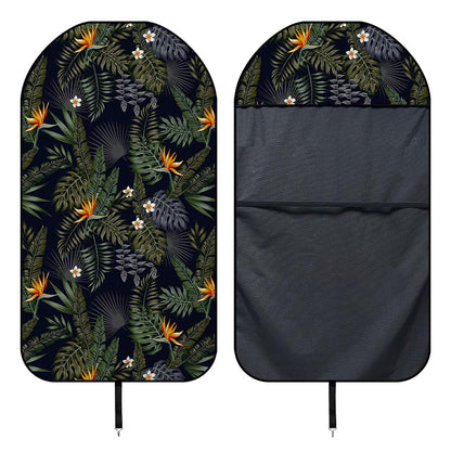 Night Tropical Hawaii Pattern Print Waterproof Car Seat Cover