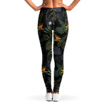 Night Tropical Hawaii Pattern Print Women's Leggings