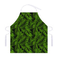 Night Tropical Palm Leaf Pattern Print Adjustable Apron