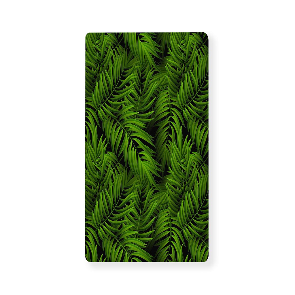 Night Tropical Palm Leaf Pattern Print Baby Crib Sheet