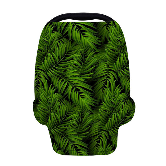 Night Tropical Palm Leaf Pattern Print Baby Seat Cover