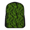 Night Tropical Palm Leaf Pattern Print Casual Backpack