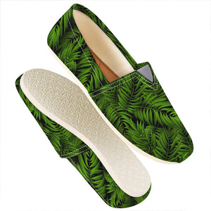 Night Tropical Palm Leaf Pattern Print Casual Shoes