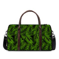 Night Tropical Palm Leaf Pattern Print Duffel Bag