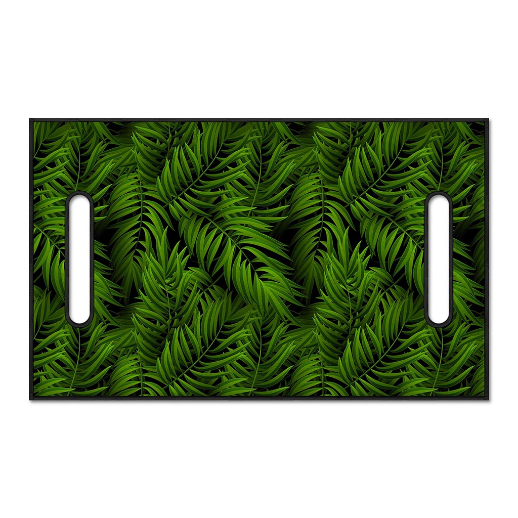 Night Tropical Palm Leaf Pattern Print Golf Cart Seat Cover