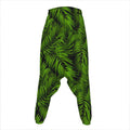 Night Tropical Palm Leaf Pattern Print Hammer Pants