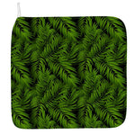 Night Tropical Palm Leaf Pattern Print Hand Towel