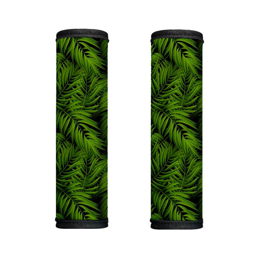 Night Tropical Palm Leaf Pattern Print Handle Covers