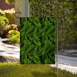 Night Tropical Palm Leaf Pattern Print House Flag