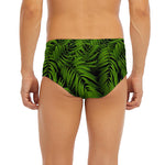 Night Tropical Palm Leaf Pattern Print Men's Briefs