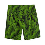 Night Tropical Palm Leaf Pattern Print Men's Sports Shorts