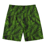 Night Tropical Palm Leaf Pattern Print Men's Swim Trunks