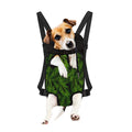 Night Tropical Palm Leaf Pattern Print Pet Carrier Backpack