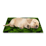 Night Tropical Palm Leaf Pattern Print Pet Cooling Mat Cover