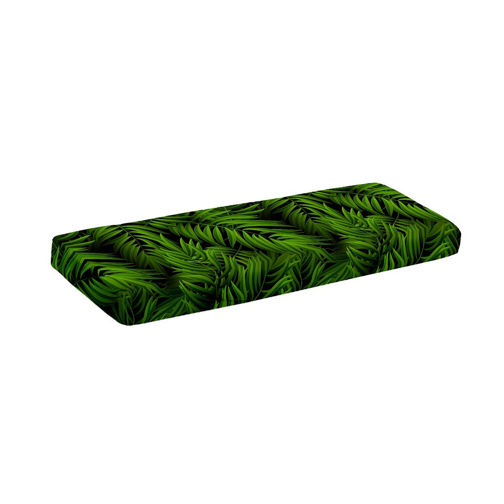 Night Tropical Palm Leaf Pattern Print Piano Keyboard Cover