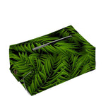 Night Tropical Palm Leaf Pattern Print Rectangle Tissue Box Cover