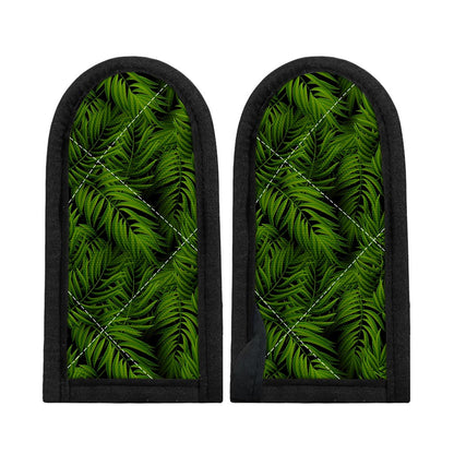 Night Tropical Palm Leaf Pattern Print Skillet Handle Cover
