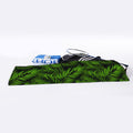 Night Tropical Palm Leaf Pattern Print Sports Towel