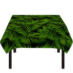 Night Tropical Palm Leaf Pattern Print Tablecloth