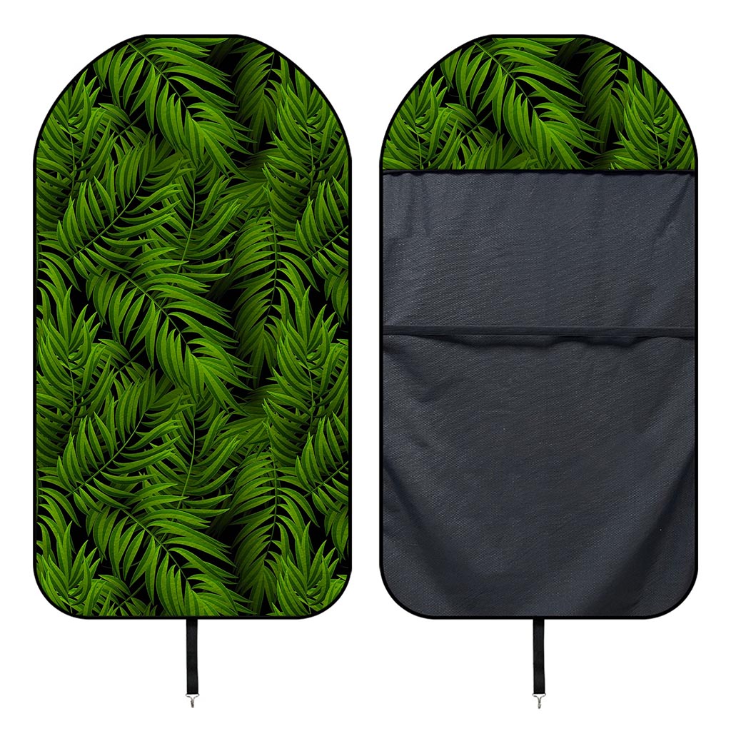 Night Tropical Palm Leaf Pattern Print Waterproof Car Seat Cover