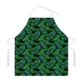 Night Tropical Palm Leaves Pattern Print Adjustable Apron