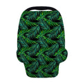 Night Tropical Palm Leaves Pattern Print Baby Seat Cover