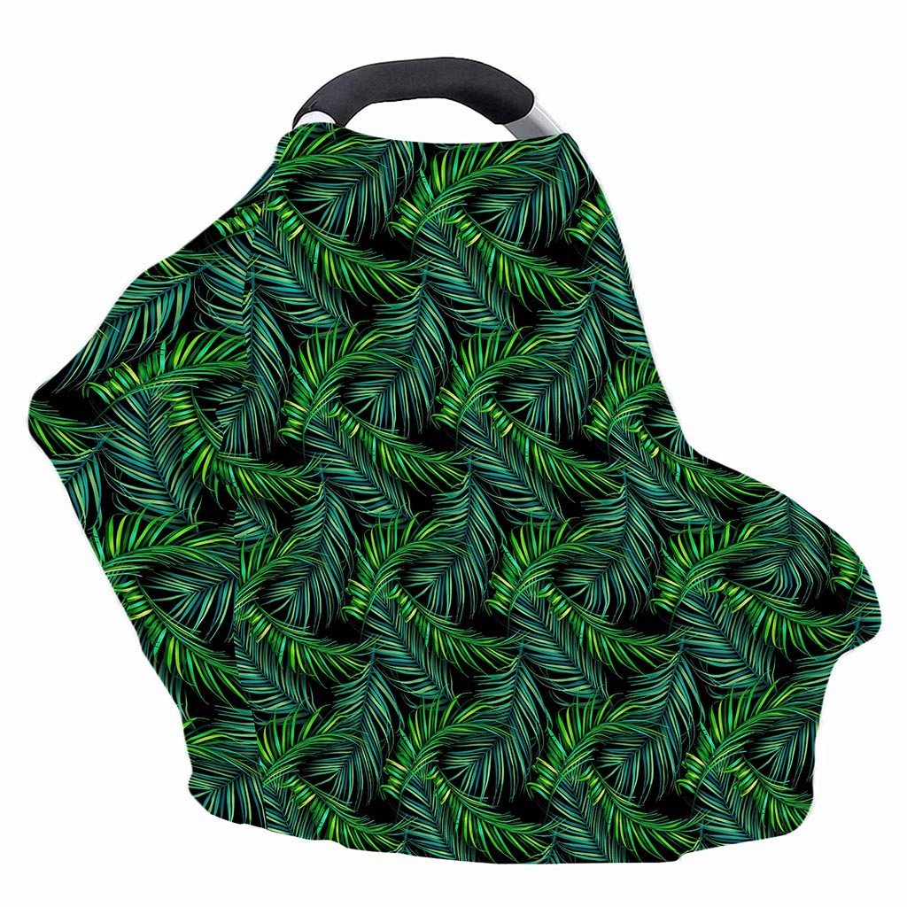 Night Tropical Palm Leaves Pattern Print Baby Seat Cover