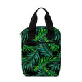 Night Tropical Palm Leaves Pattern Print Bible Tote Bag
