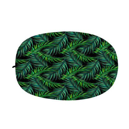 Night Tropical Palm Leaves Pattern Print Car Side Mirror Covers