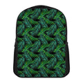 Night Tropical Palm Leaves Pattern Print Casual Backpack