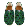 Night Tropical Palm Leaves Pattern Print Casual Shoes