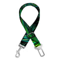 Night Tropical Palm Leaves Pattern Print Dog Seat Belt