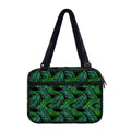 Night Tropical Palm Leaves Pattern Print Double Strap Bible Bag