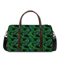 Night Tropical Palm Leaves Pattern Print Duffel Bag