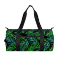Night Tropical Palm Leaves Pattern Print Gym Bag