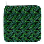 Night Tropical Palm Leaves Pattern Print Hand Towel