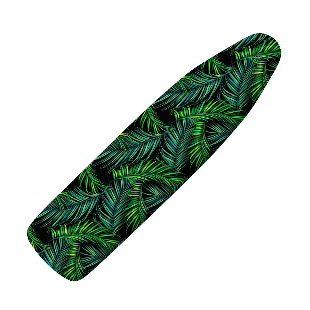 Night Tropical Palm Leaves Pattern Print Ironing Board Cover