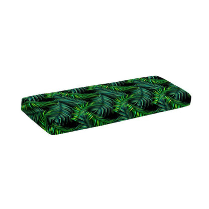 Night Tropical Palm Leaves Pattern Print Piano Keyboard Cover