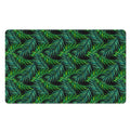 Night Tropical Palm Leaves Pattern Print Polyester Doormat