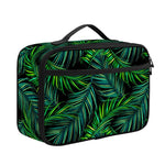 Night Tropical Palm Leaves Pattern Print Portable Lunch Bag