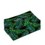 Night Tropical Palm Leaves Pattern Print Rectangle Tissue Box Cover