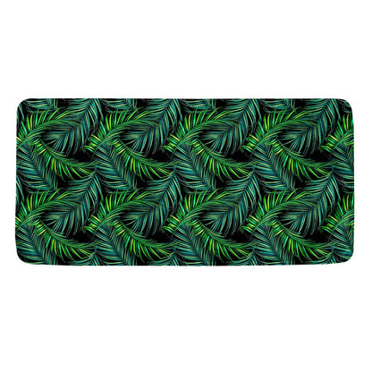 Night Tropical Palm Leaves Pattern Print Towel