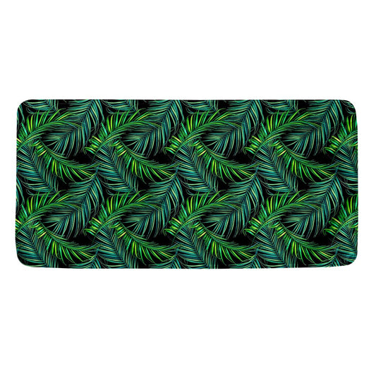 Night Tropical Palm Leaves Pattern Print Towel
