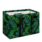 Night Tropical Palm Leaves Pattern Print Utility Tote Bag