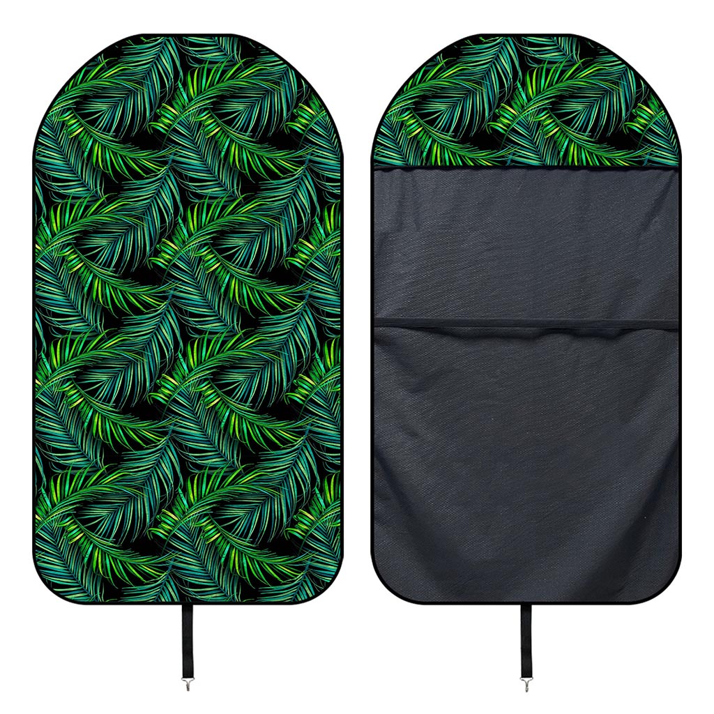 Night Tropical Palm Leaves Pattern Print Waterproof Car Seat Cover