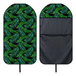 Night Tropical Palm Leaves Pattern Print Waterproof Car Seat Cover