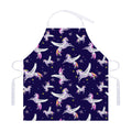 Night Winged Unicorn Pattern Print Adjustable Apron