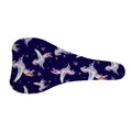 Night Winged Unicorn Pattern Print Bicycle Seat Cover