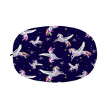 Night Winged Unicorn Pattern Print Car Side Mirror Covers